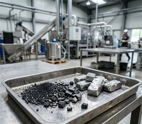 Perdirbus NdFeB magnetus išlydytos druskos elektrolizės būdu, magnetų atliekos vėl paverčiamos re...